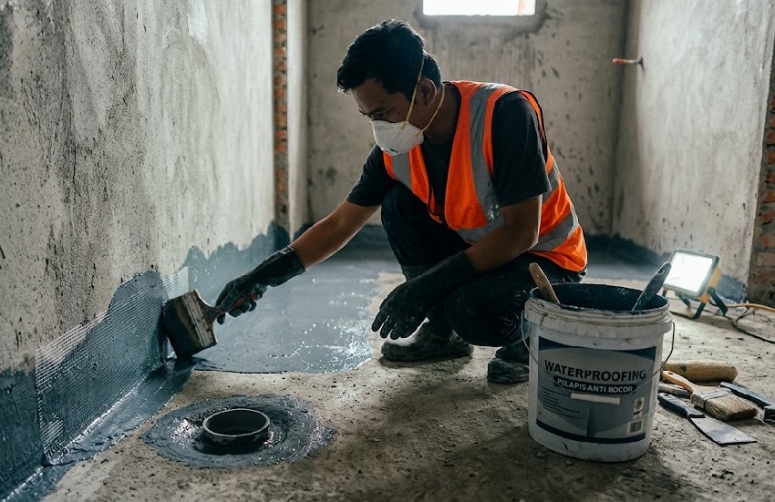 Waterproofing Area Basah Bocor Datang dari Detail Kecil